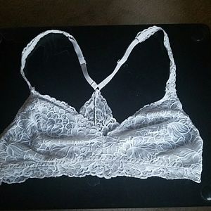 White Lace Bra